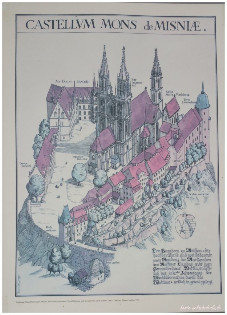 alte-Ansicht-Burg-Meißen-Castle-Misnia